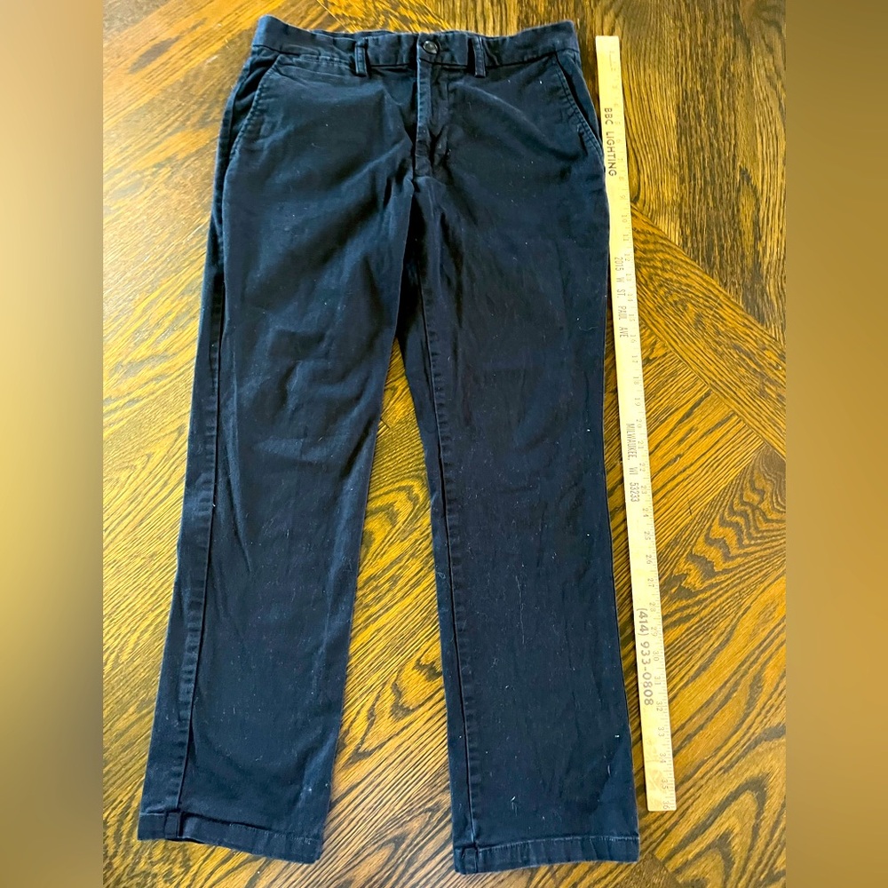 Old Navy men’s 30x30 dress pants ultimate straight built in flex black